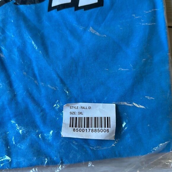 Fwoosh T-shirt size 3XL in light‎ blue NWT - Picture 6 of 7
